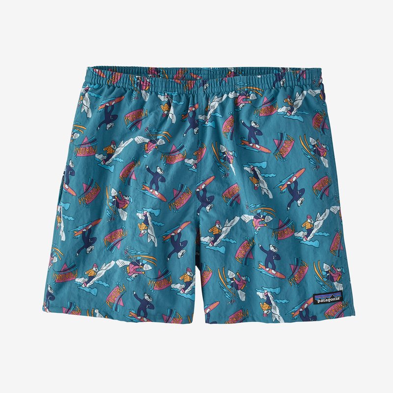 Patagonia Men's Baggies™ Shorts - 5" - Mr. Badger: Wavy Blue