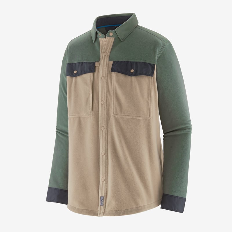 Patagonia Men's Long-Sleeved Early Rise Snap Shirt - Oar Tan