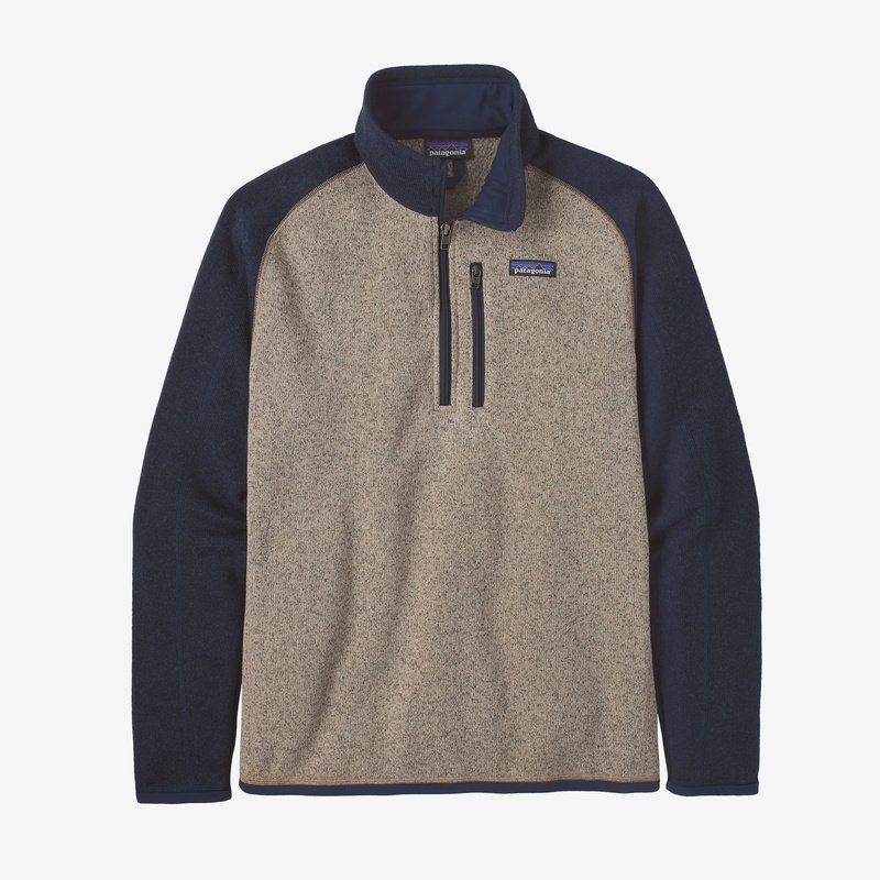 Patagonia Men's Better Sweater® 1/4-Zip Fleece - Oar Tan