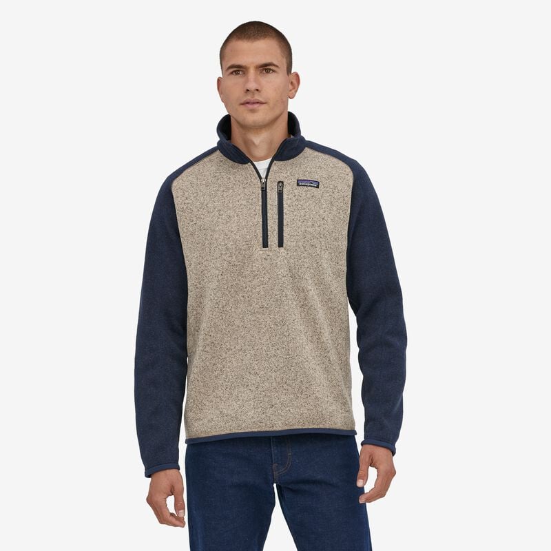Patagonia Men's Better Sweater® 1/4-Zip Fleece - Oar Tan