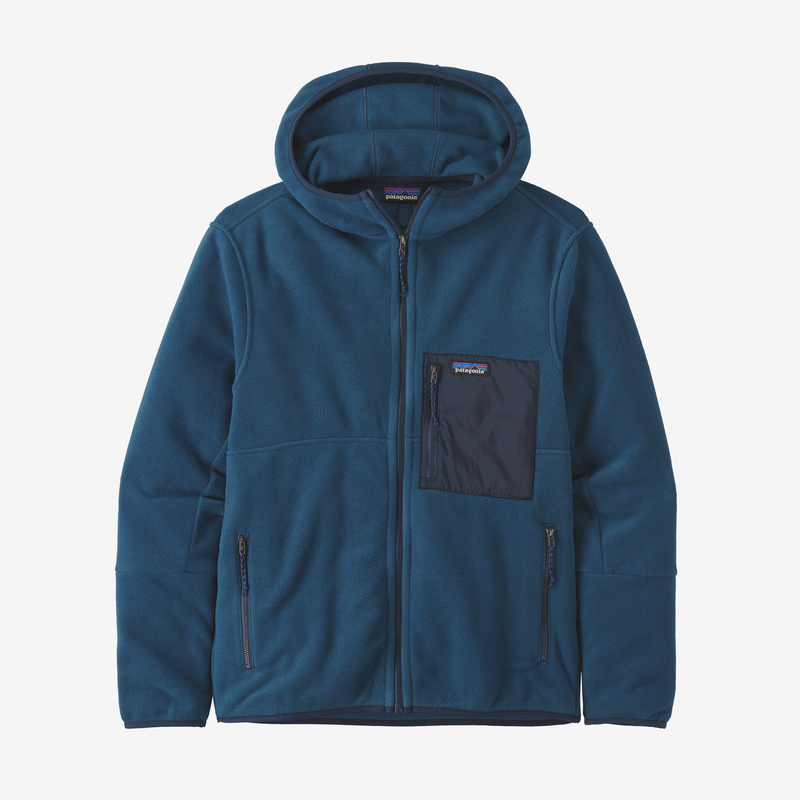 Patagonia Men's Microdini Fleece Hoody - Tidepool Blue