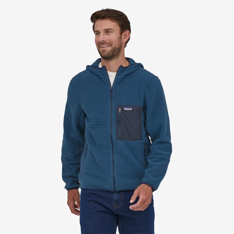 Patagonia Men's Microdini Fleece Hoody - Tidepool Blue
