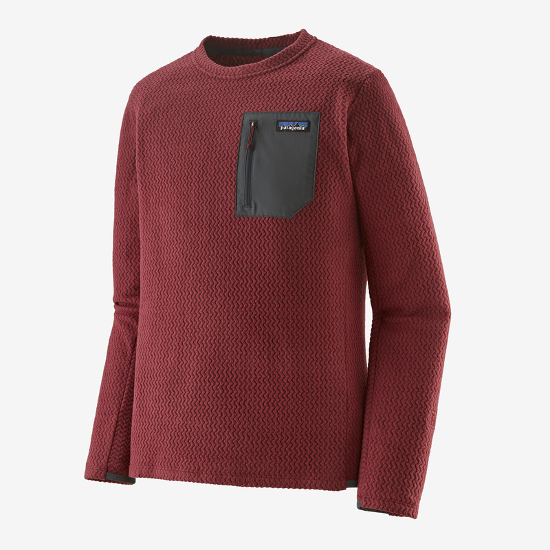 Patagonia Men's R1® Air Fleece Crew - Sequoia Red