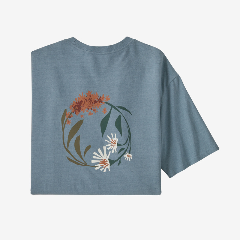 Patagonia Men's Tee-Cycle™ T-Shirt - Spring Cycle: Light Plume Grey
