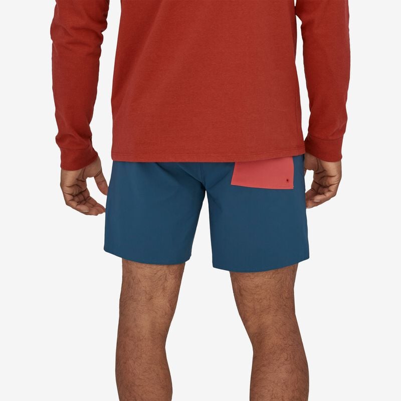 Patagonia Men's Hydropeak Volley Shorts - 16" - Peak Protector Badge: Tidepool Blue