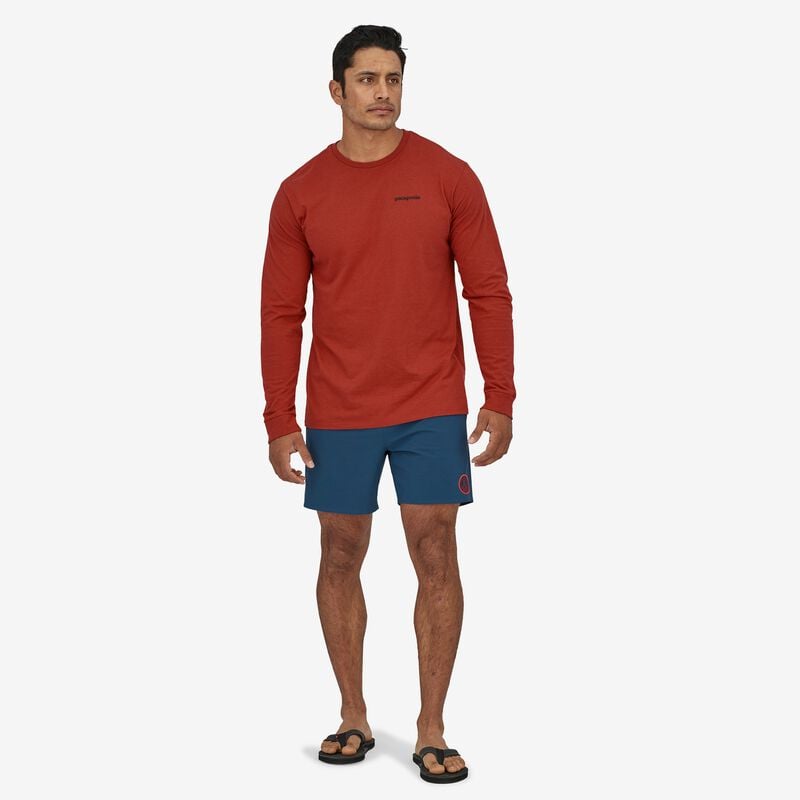 Patagonia Men's Hydropeak Volley Shorts - 16" - Peak Protector Badge: Tidepool Blue