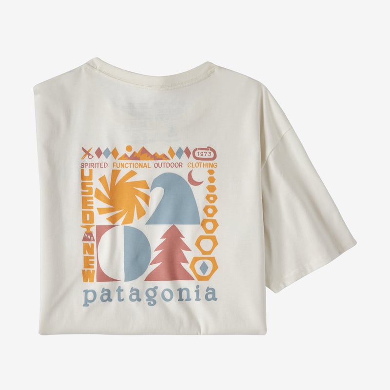 Patagonia Spirited Seasons Organic T-Shirt - Birch White