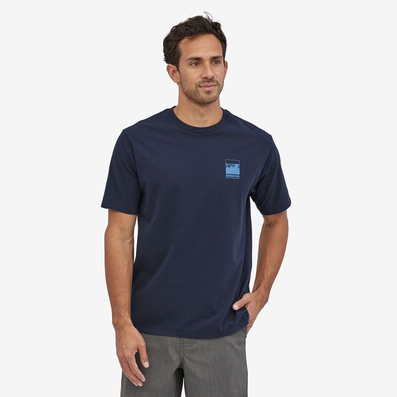 Patagonia Men's Alpine Icon Regenerative Organic Certified™ Cotton T-Shirt - New Navy
