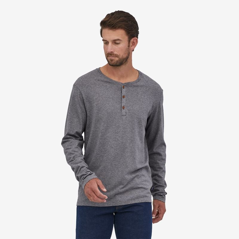 Patagonia Men's Regenerative Organic Certified™ Cotton Lightweight Henley - New Navy