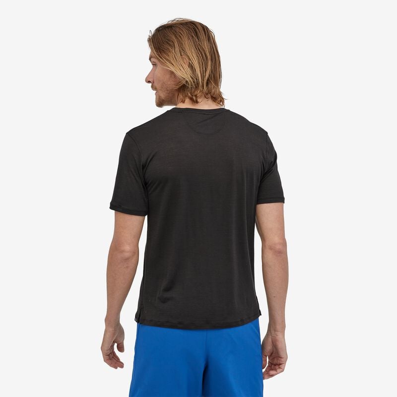 Patagonia Men's Capilene® Cool Merino Graphic Shirt - Heritage Header: Black