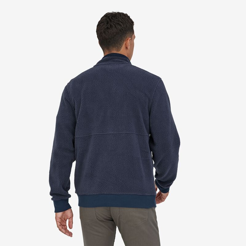 Patagonia Men's Shearling Fleece Jacket - New Navy