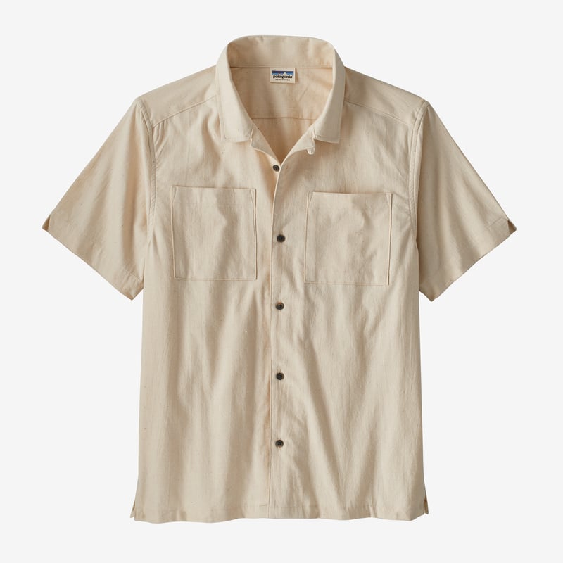 Patagonia Men's Organic Cotton Camp Shirt - Undyed Natural