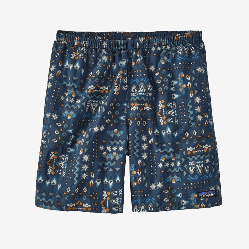 Patagonia Men's Baggies™ Longs - 7" - Wandering Woods: Tidepool Blue