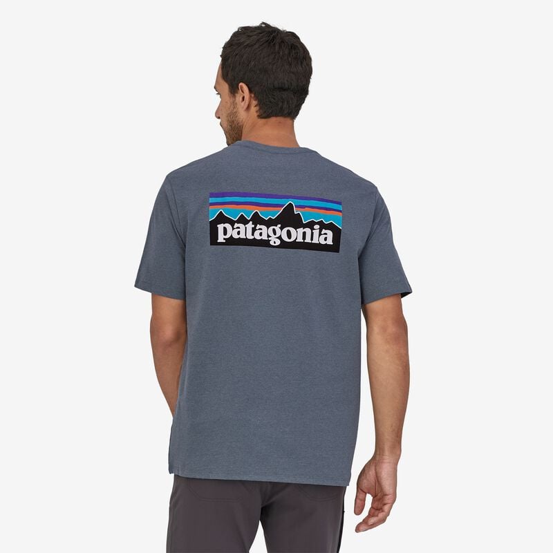 Patagonia Men's P-6 Logo Responsibili-Tee® - Plume Grey