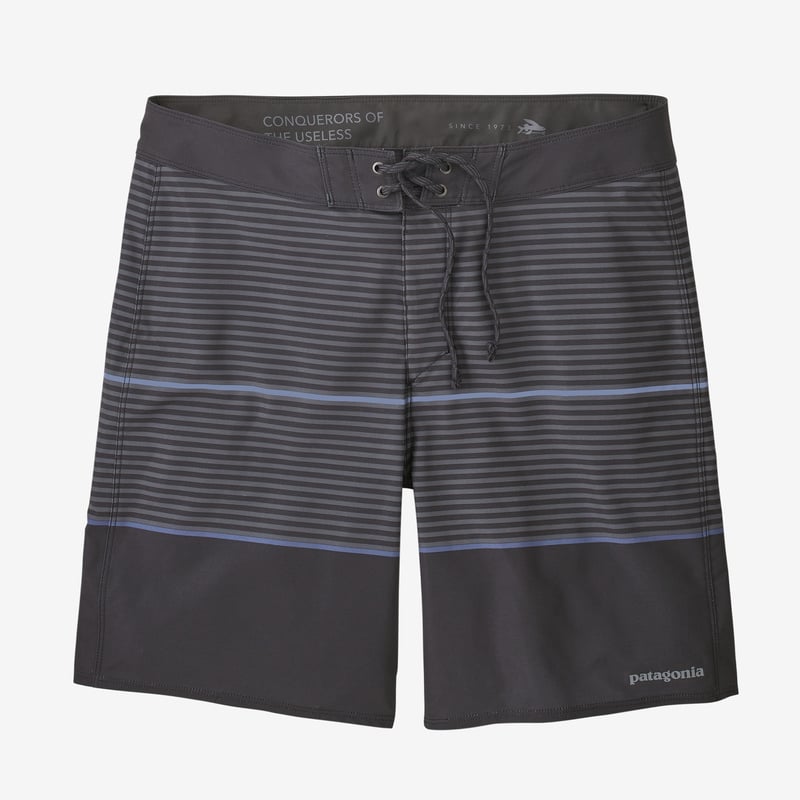 Patagonia Men's Hydropeak Boardshorts - 18" - Olivas Stripe: Ink Black