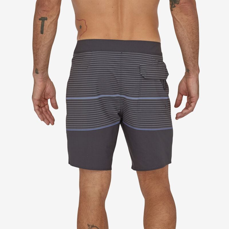Patagonia Men's Hydropeak Boardshorts - 18" - Olivas Stripe: Ink Black