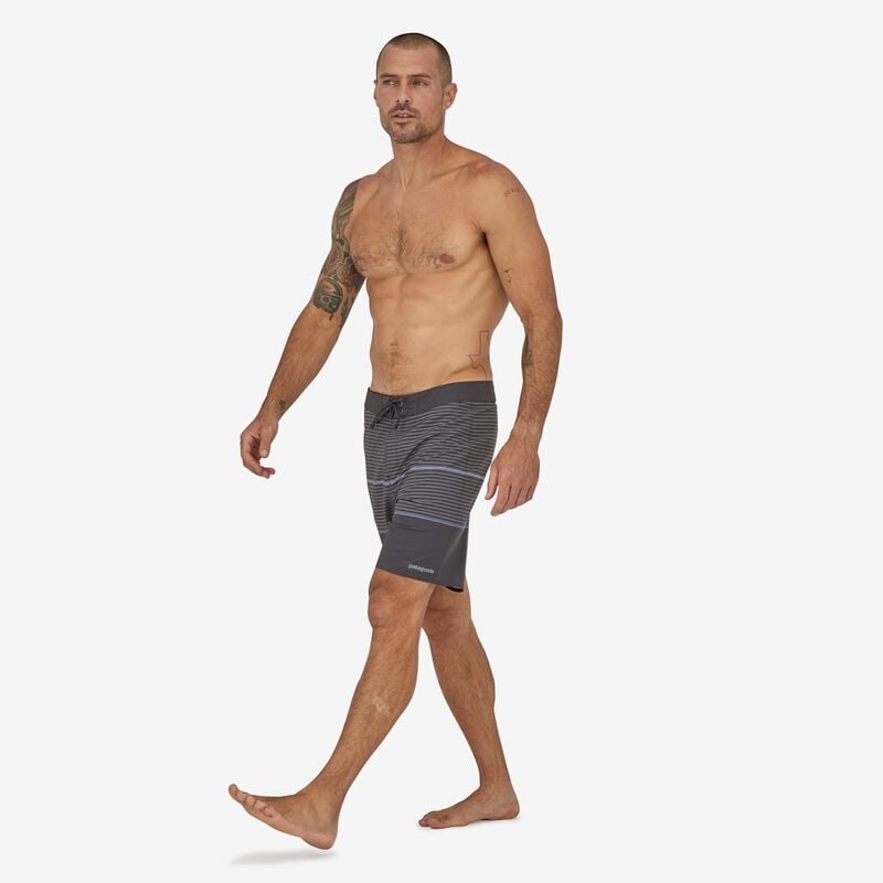 Patagonia Men's Hydropeak Boardshorts - 18" - Olivas Stripe: Ink Black