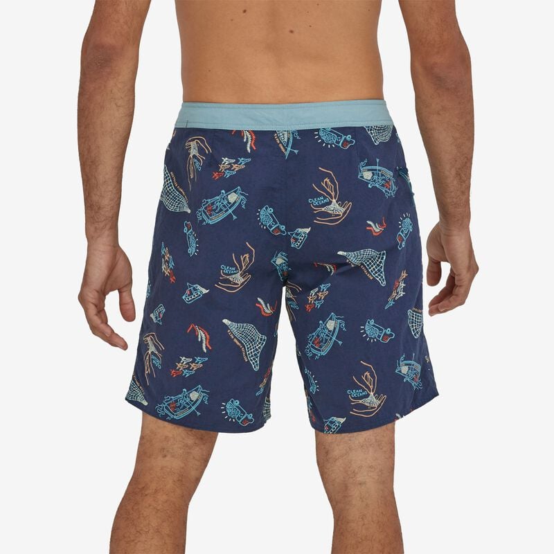 Patagonia Men's Wavefarer® Boardshorts - 19" - Clean Currents: Tidepool Blue
