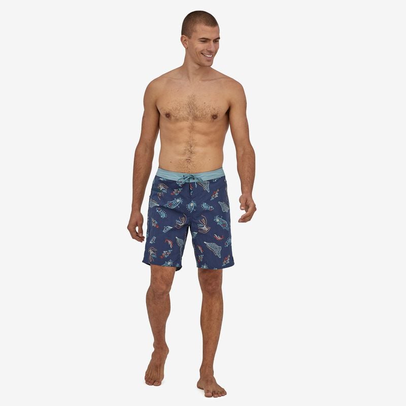 Patagonia Men's Wavefarer® Boardshorts - 19" - Clean Currents: Tidepool Blue