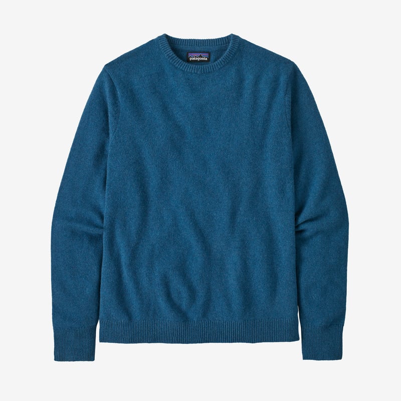 Patagonia Men's Recycled Cashmere Crewneck Sweater - Wavy Blue