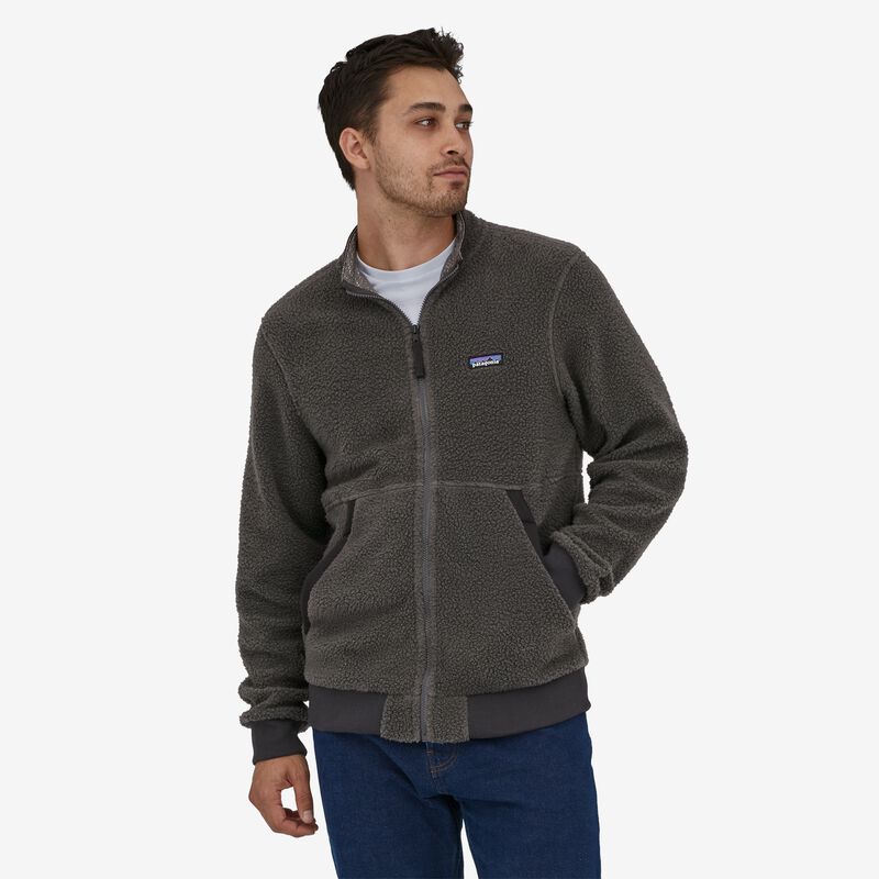 Patagonia Men's Shearling Fleece Jacket - X-Ray Grey™