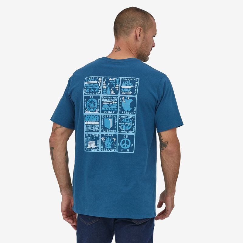 Patagonia Men's How to Change Responsibili-Tee® - Gravel Heather