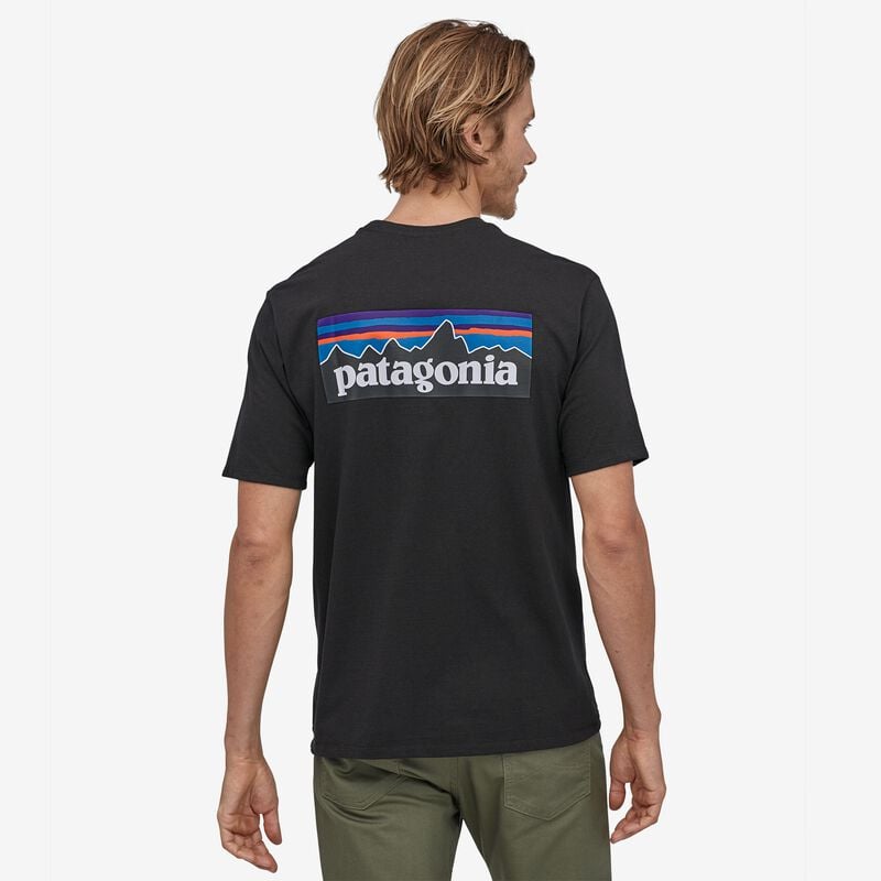Patagonia Men's P-6 Logo Responsibili-Tee® - Black