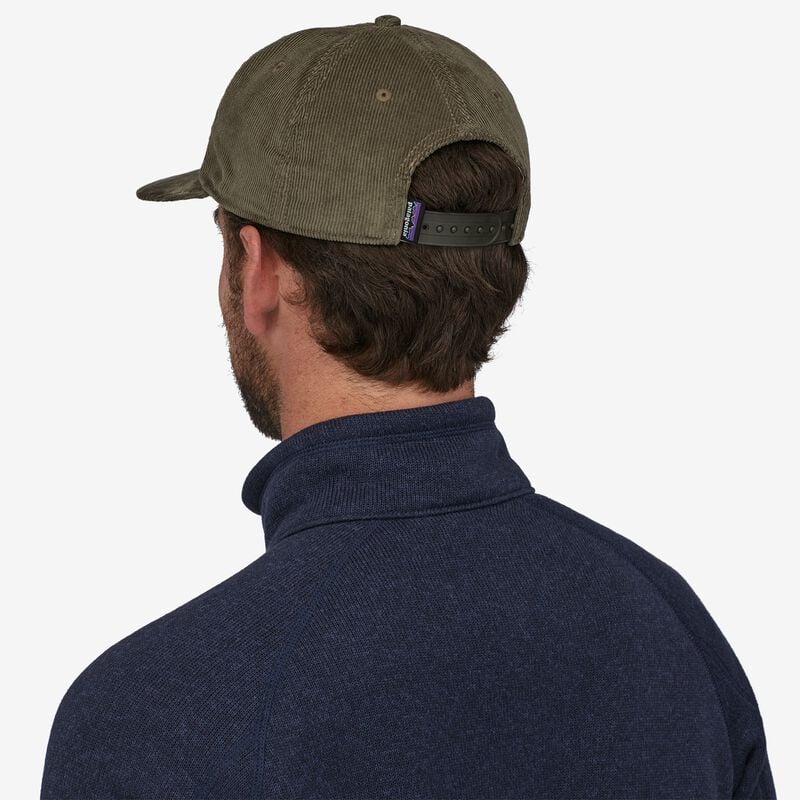Patagonia Corduroy Cap - Text Logo: Basin Green