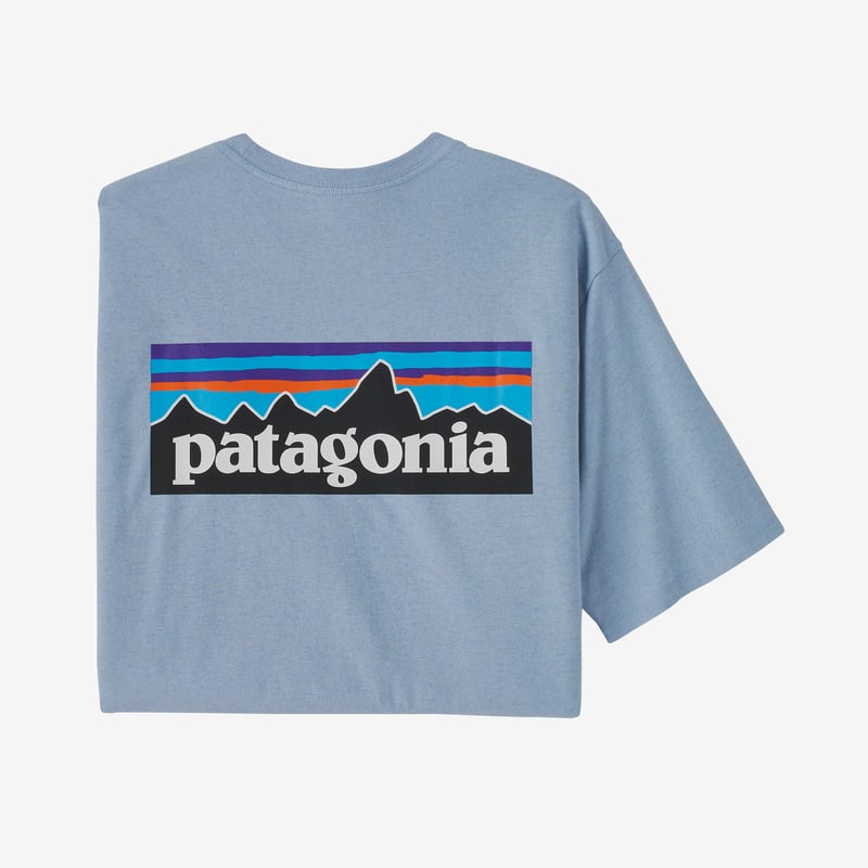 Patagonia Men's P-6 Logo Responsibili-Tee® - Steam Blue
