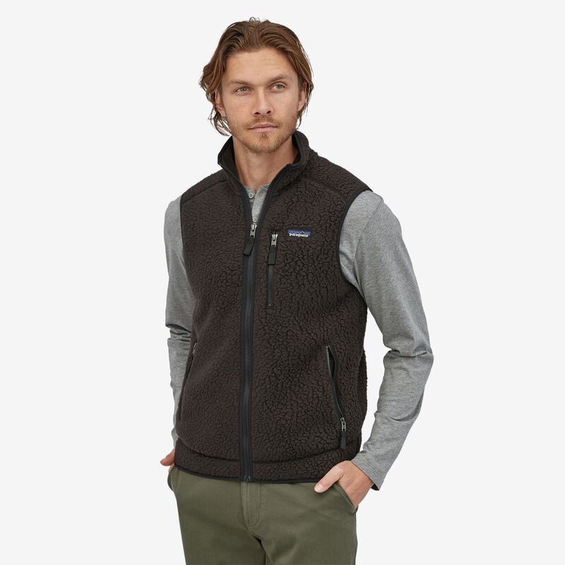 Patagonia Men's Retro Pile Fleece Vest - Black