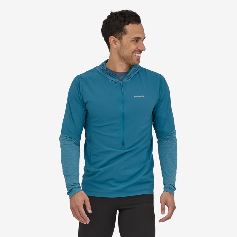 Patagonia Men's Airshed Pro Pullover - Wavy Blue