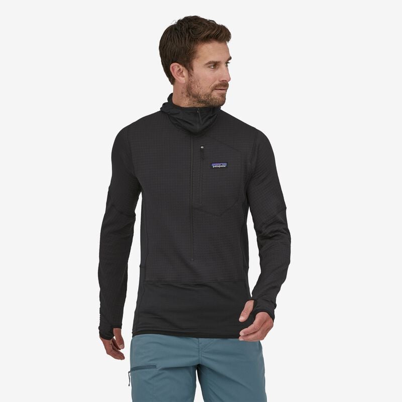 Patagonia Men's R1® Fleece Pullover Hoody - Black
