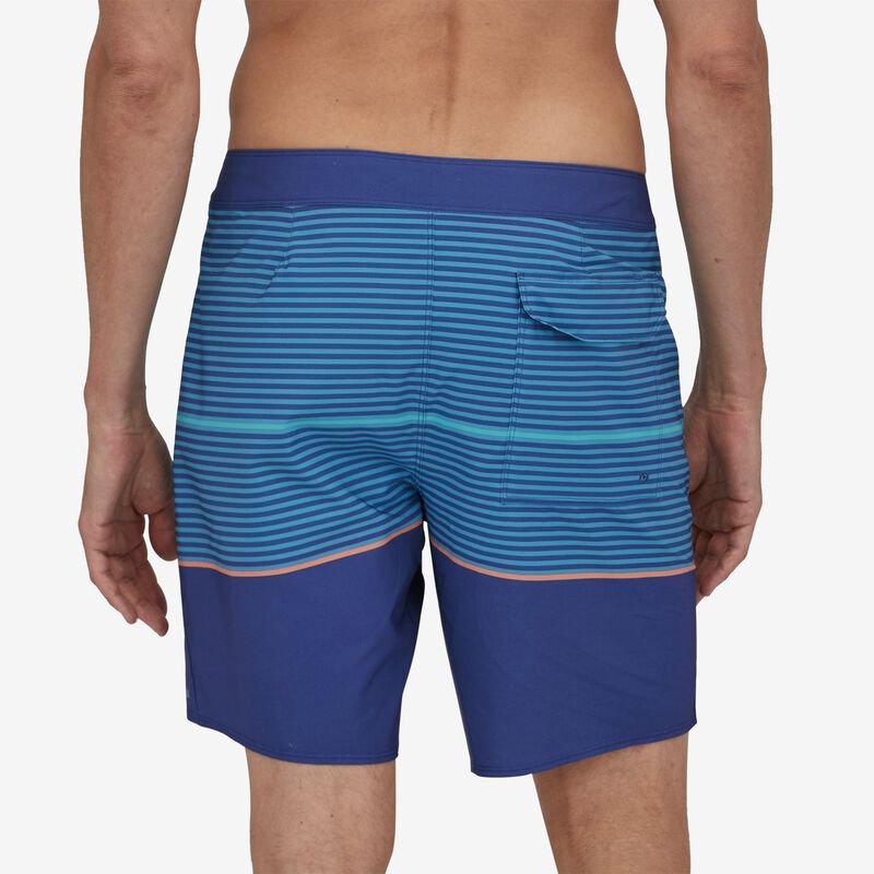 Patagonia Men's Hydropeak Boardshorts - 18" - Olivas Stripe: Anacapa Blue