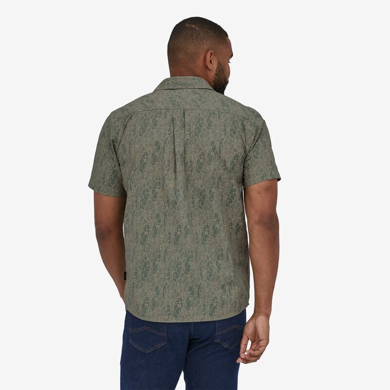Patagonia Men's Go To Shirt - Mushroom Forest Batik: Sequoia Red