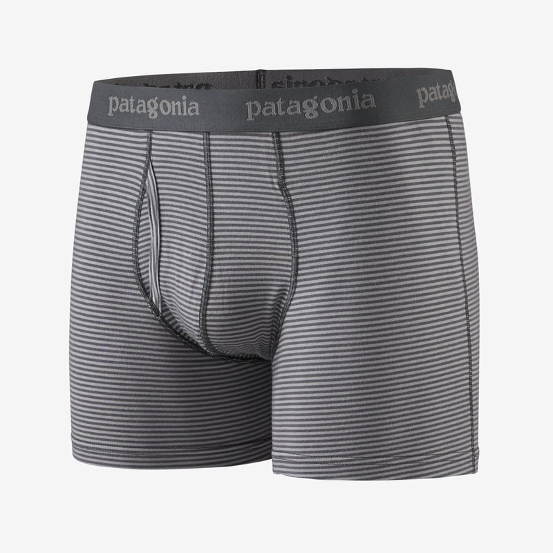 Patagonia Men's Essential Boxer Briefs - 3" - Fathom: Forge Grey