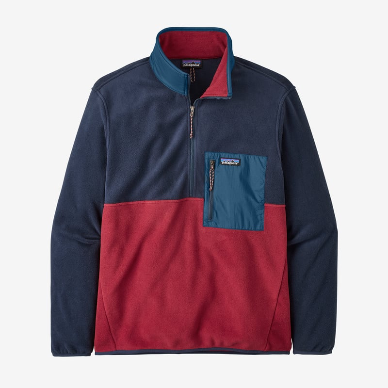 Patagonia Men's Microdini 1/2-Zip Fleece Pullover - Wax Red