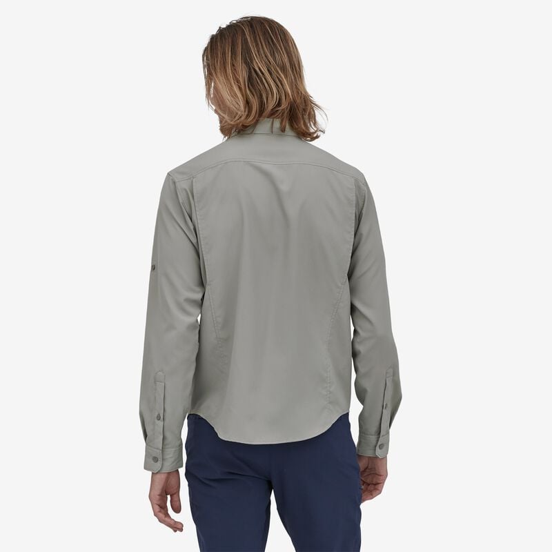 Patagonia Men's Long-Sleeved Self-Guided Hike Shirt - Salt Grey