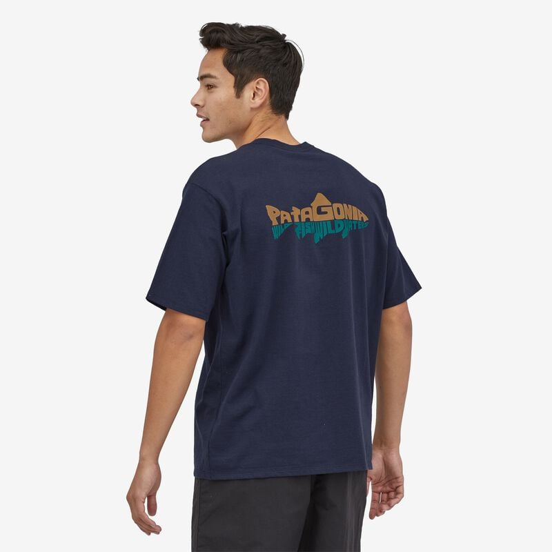 Patagonia Men's Wild Waterline Pocket Responsibili-Tee® - New Navy