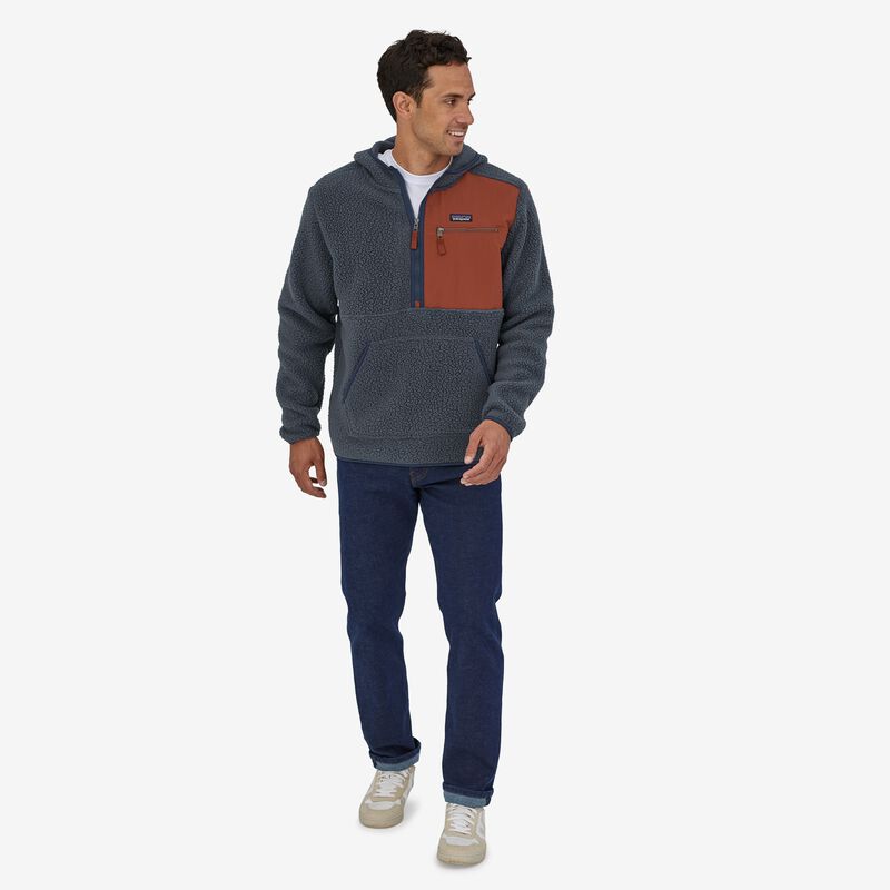 Patagonia Men's Retro Pile Fleece Pullover - Smolder Blue
