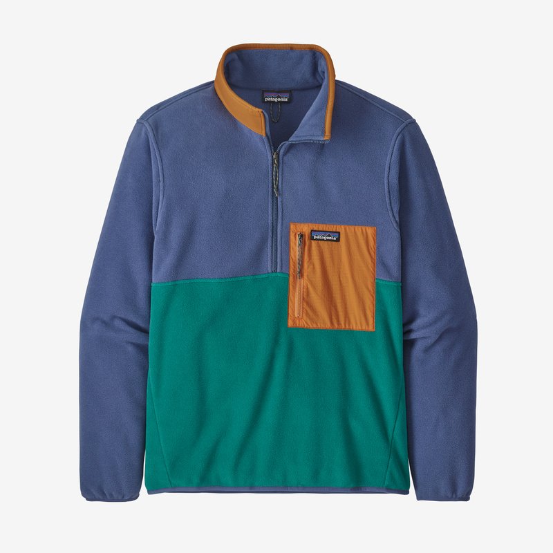 Patagonia Men's Microdini 1/2-Zip Fleece Pullover - Borealis Green