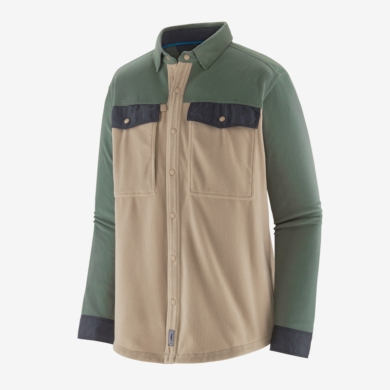 Patagonia Men's Long-Sleeved Early Rise Snap Shirt - Oar Tan