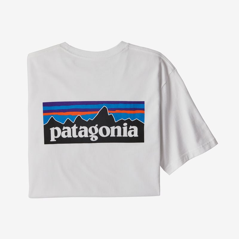 Patagonia Men's P-6 Logo Responsibili-Tee® - White