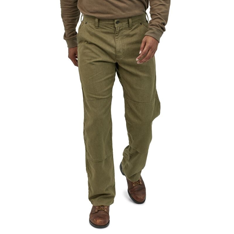 Patagonia Men's All Seasons Hemp Canvas Double Knee Pants - Long - Fatigue Green