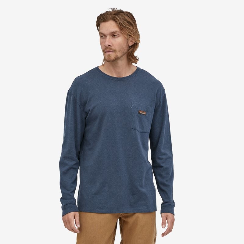 Patagonia Men's Long-Sleeved Work Pocket T-Shirt - Hemlock Green