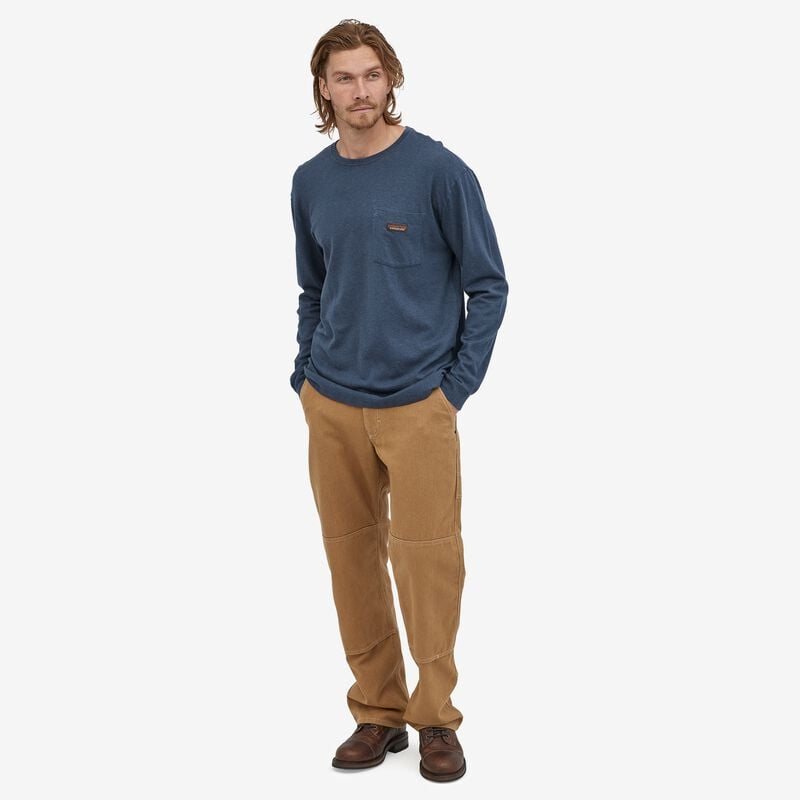 Patagonia Men's Long-Sleeved Work Pocket T-Shirt - Hemlock Green
