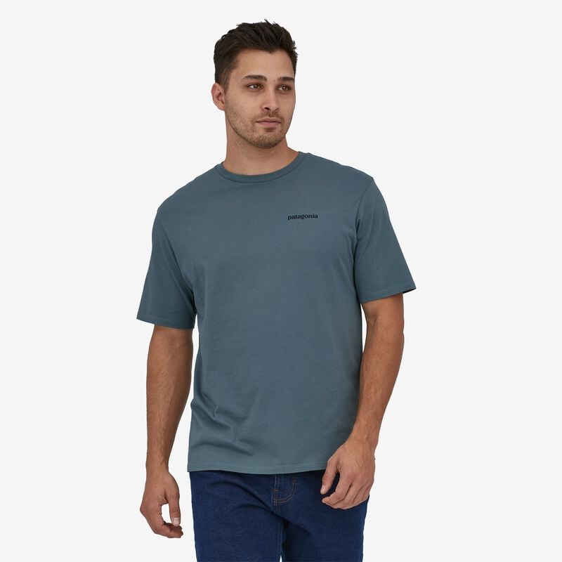 Patagonia Men's P-6 Mission Organic T-Shirt - Plume Grey