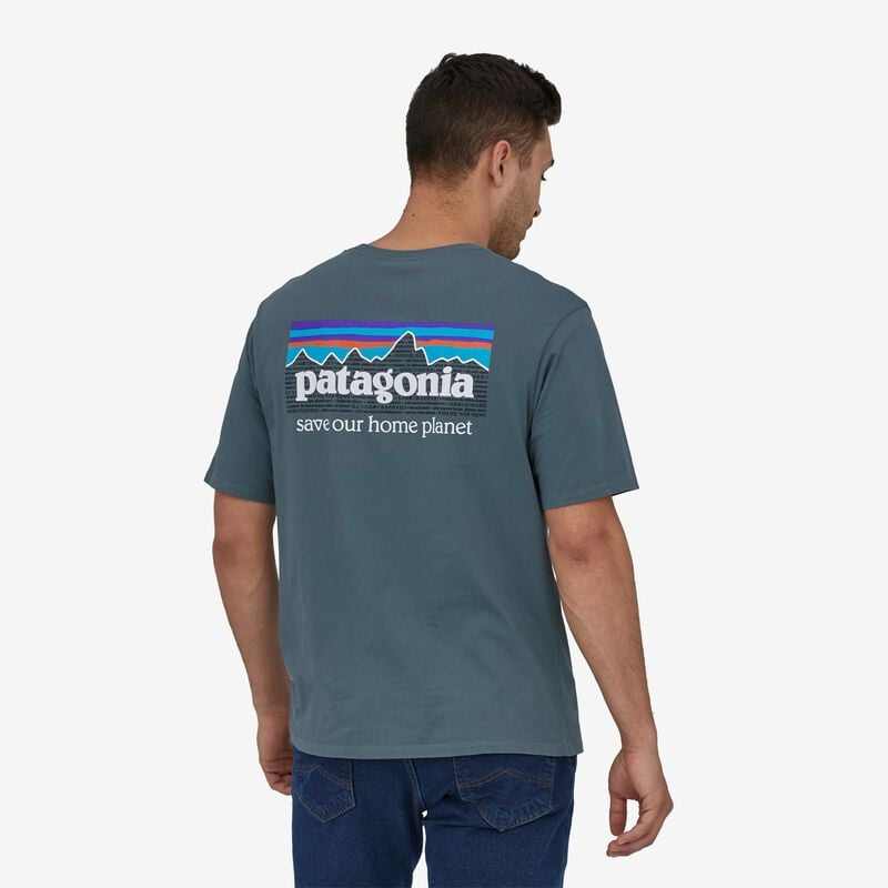 Patagonia Men's P-6 Mission Organic T-Shirt - Plume Grey