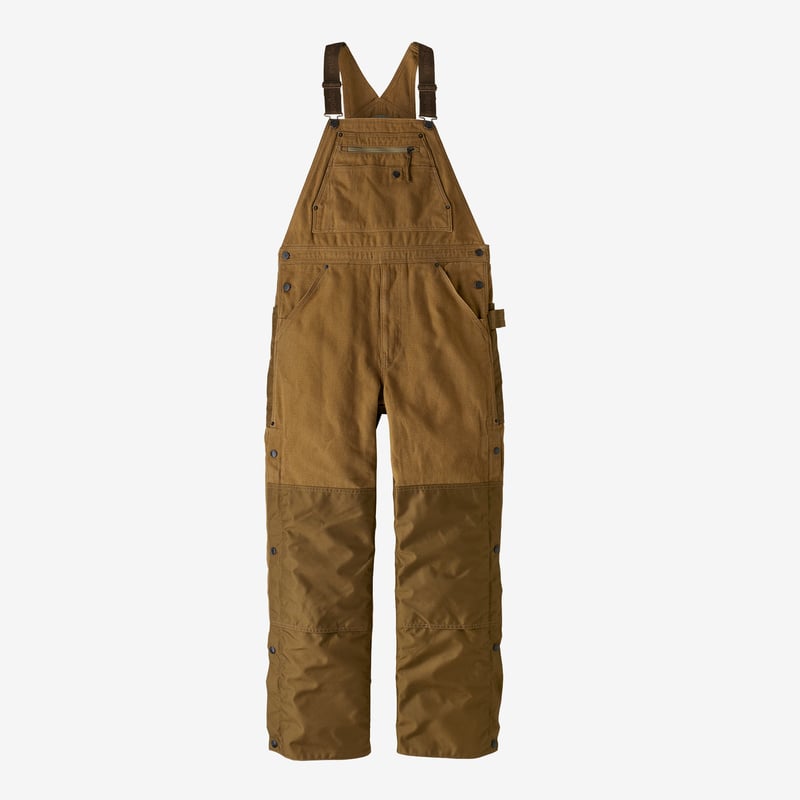 Patagonia Men's Iron Forge Hemp® Canvas Insulated Overalls - Regular - Coriander Brown