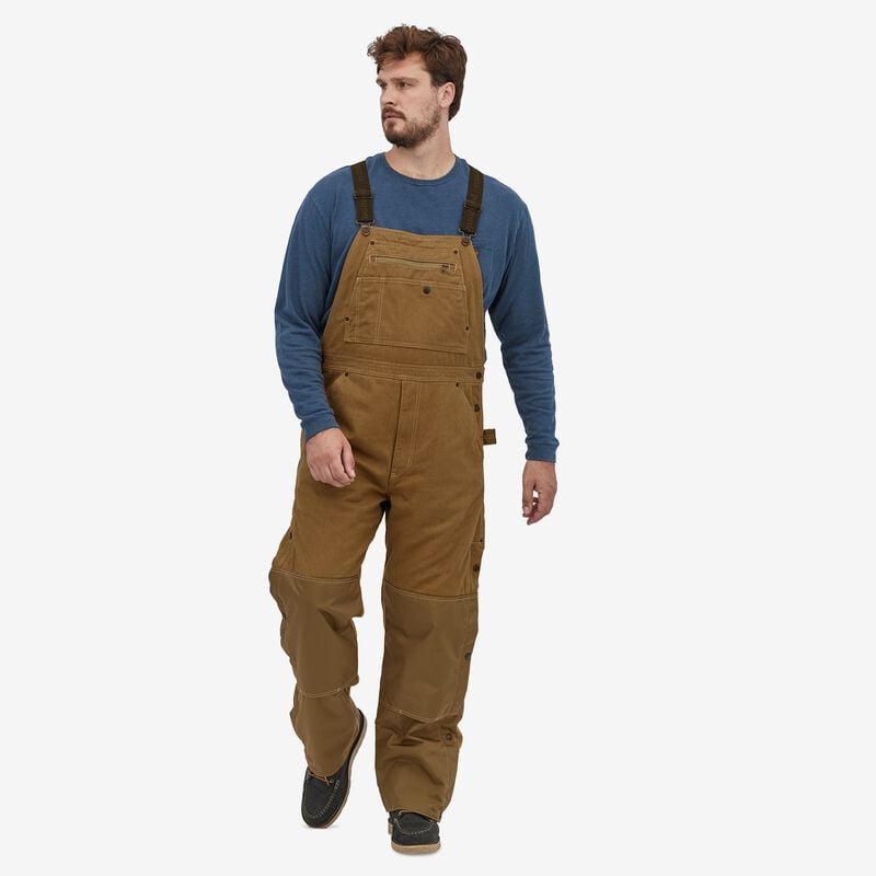 Patagonia Men's Iron Forge Hemp® Canvas Insulated Overalls - Regular - Coriander Brown