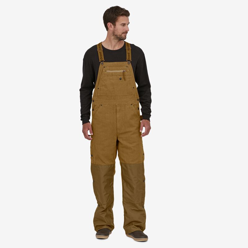 Patagonia Men's Iron Forge Hemp® Canvas Insulated Overalls - Regular - Coriander Brown